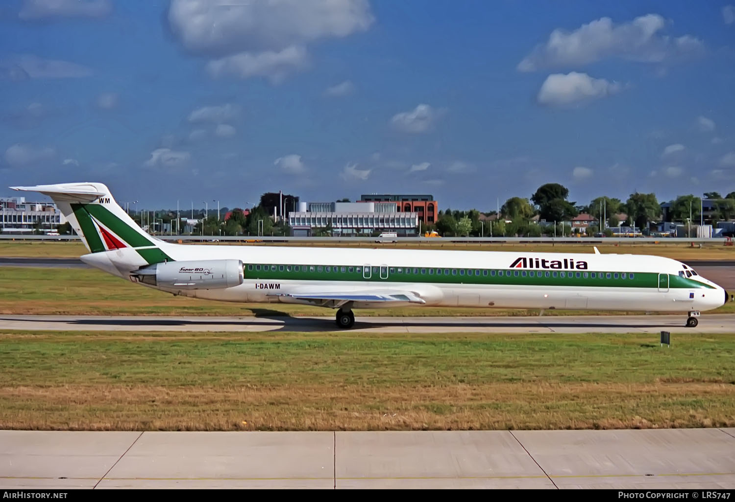 Aircraft Photo of I-DAWM | McDonnell Douglas MD-82 (DC-9-82) | Alitalia | AirHistory.net #358904