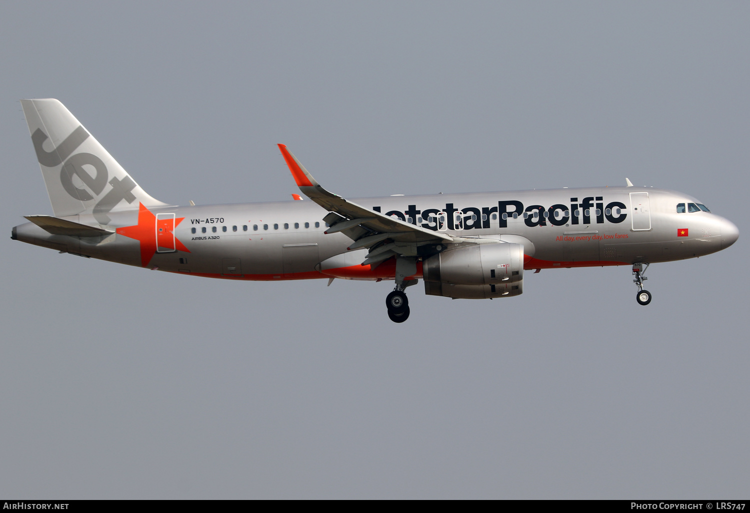 Aircraft Photo of VN-A570 | Airbus A320-232 | Jetstar Pacific Airways | AirHistory.net #358910