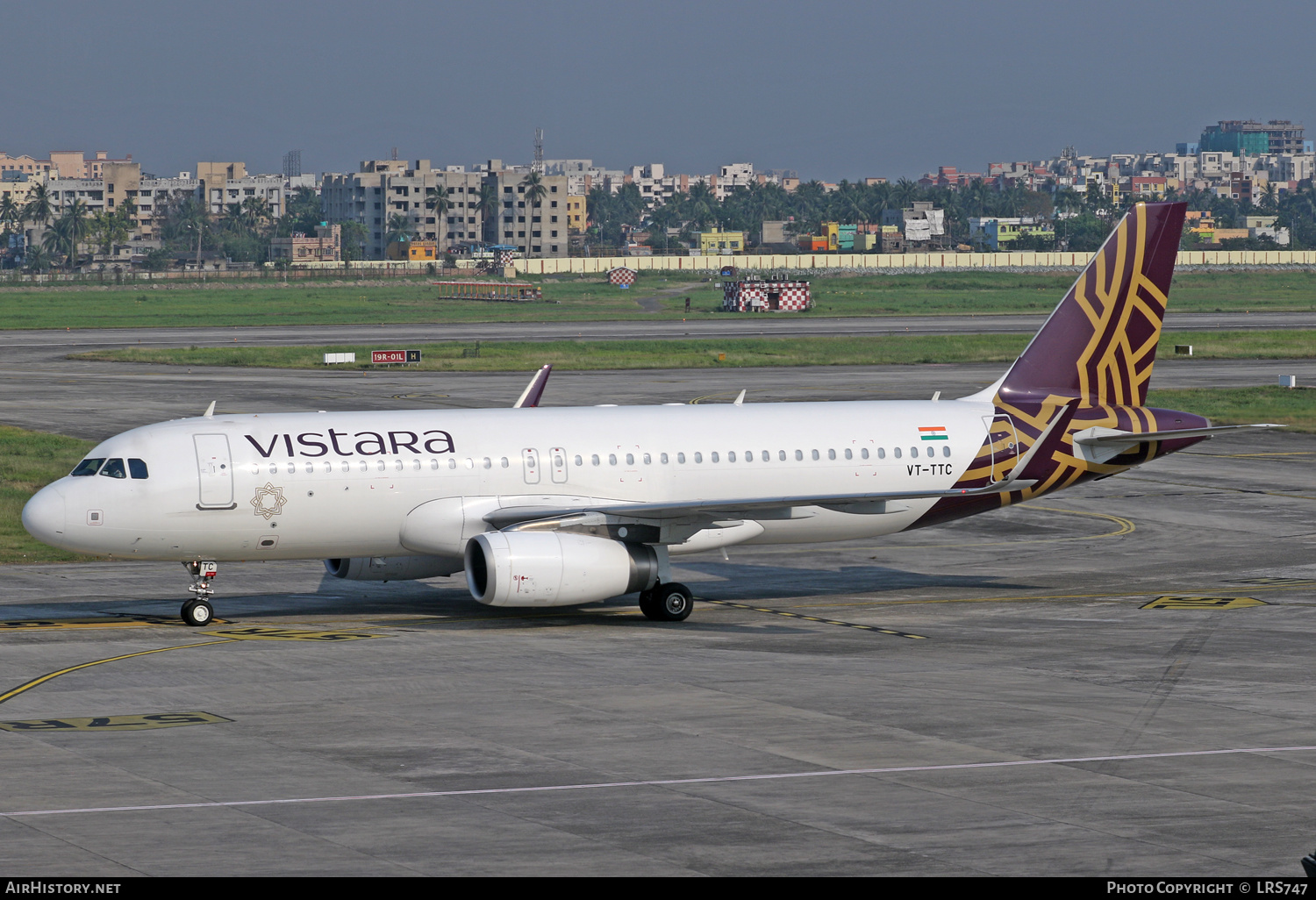 Aircraft Photo of VT-TTC | Airbus A320-232 | Vistara | AirHistory.net #358918