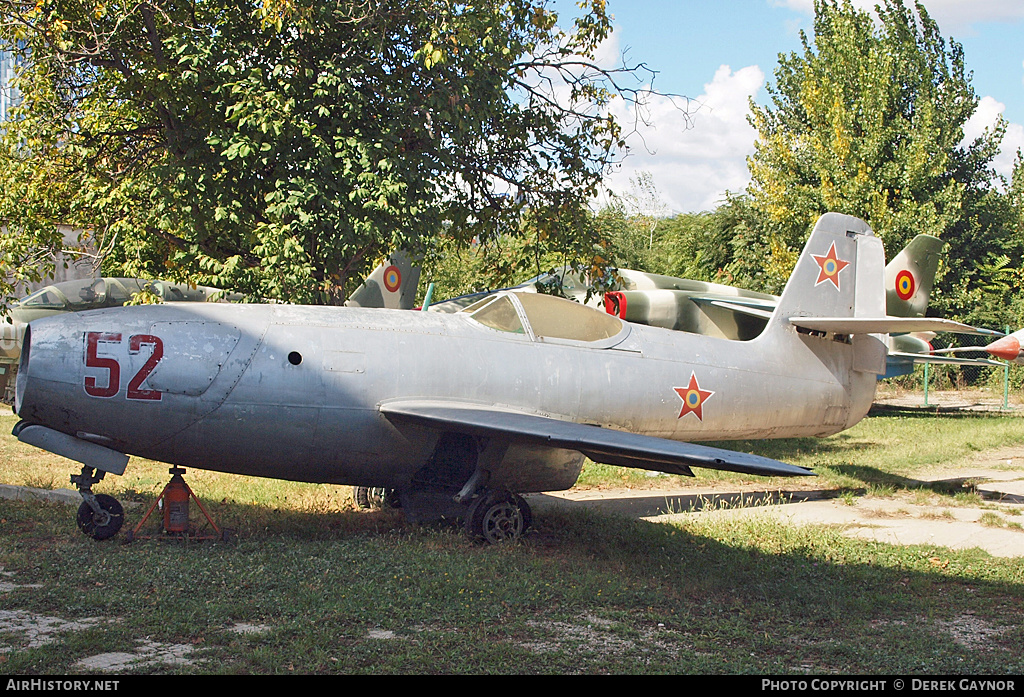 Aircraft Photo of 52 | Yakovlev Yak-23 | Romania - Air Force | AirHistory.net #358923