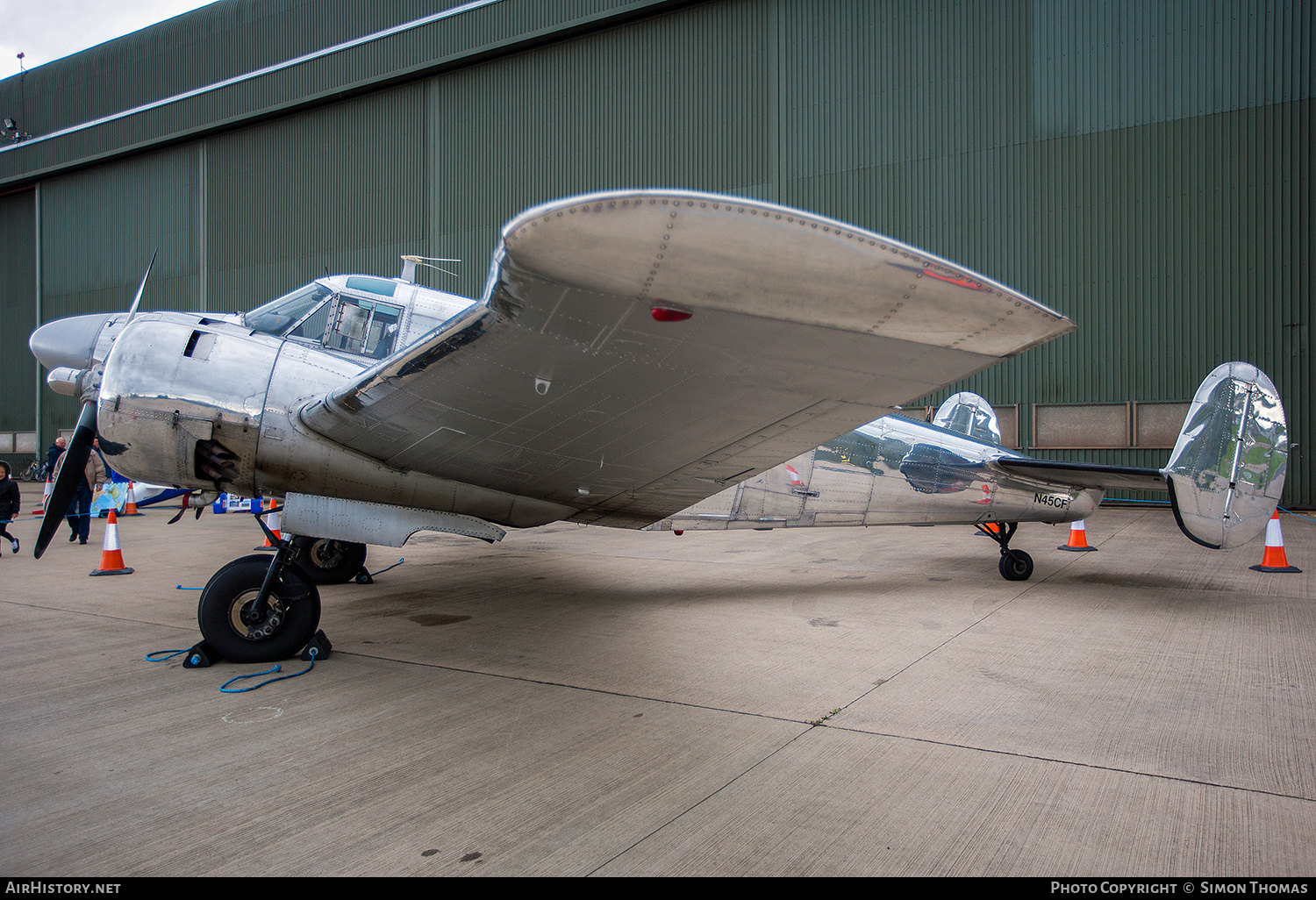Aircraft Photo of N45CF | Beech G18S | AirHistory.net #358924