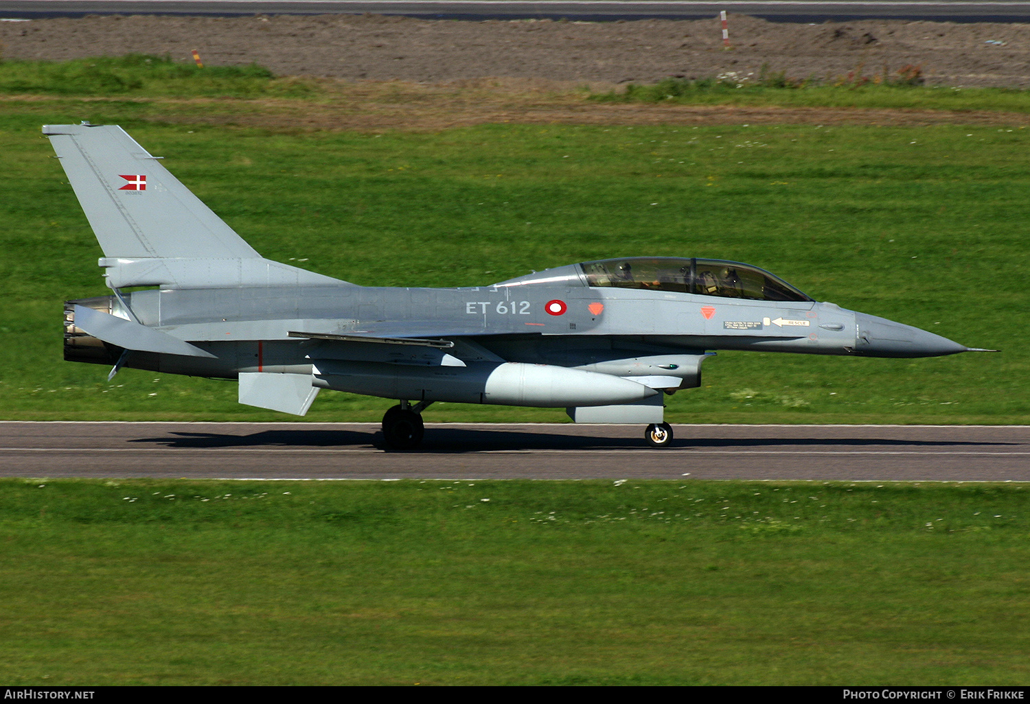Aircraft Photo of ET-612 | General Dynamics F-16BM Fighting Falcon | Denmark - Air Force | AirHistory.net #358929