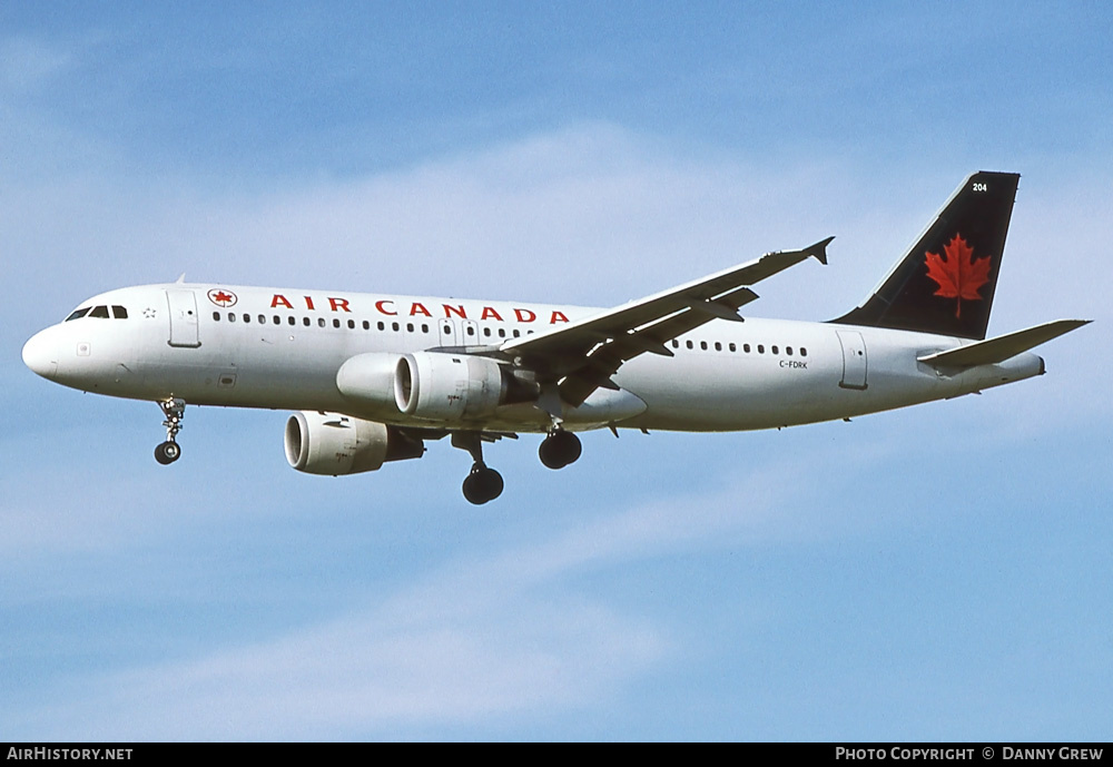 Aircraft Photo of C-FDRK | Airbus A320-211 | Air Canada | AirHistory.net #358930