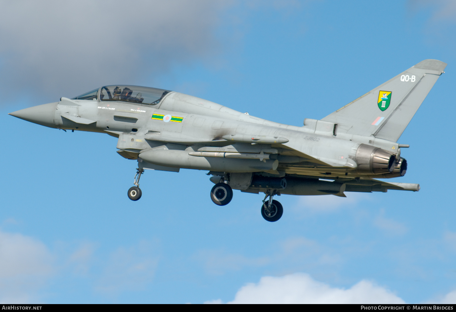 Aircraft Photo of ZJ802 | Eurofighter EF-2000 Typhoon T3 | UK - Air Force | AirHistory.net #358954