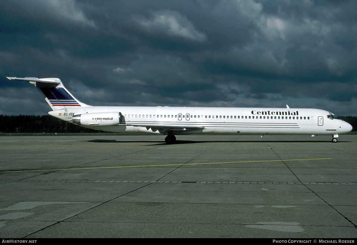 Aircraft Photo of EC-FIX | McDonnell Douglas MD-83 (DC-9-83) | Centennial Airlines | AirHistory.net #358971