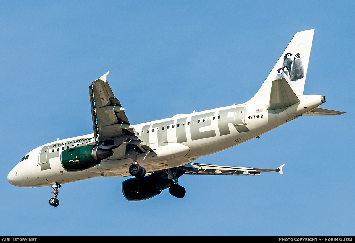 Aircraft Photo of N939FR | Airbus A319-112 | Frontier Airlines | AirHistory.net #358982