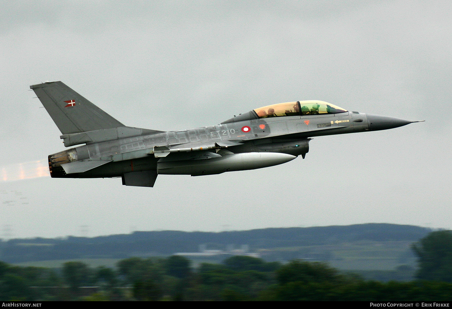 Aircraft Photo of ET-210 | General Dynamics F-16BM Fighting Falcon | Denmark - Air Force | AirHistory.net #358986