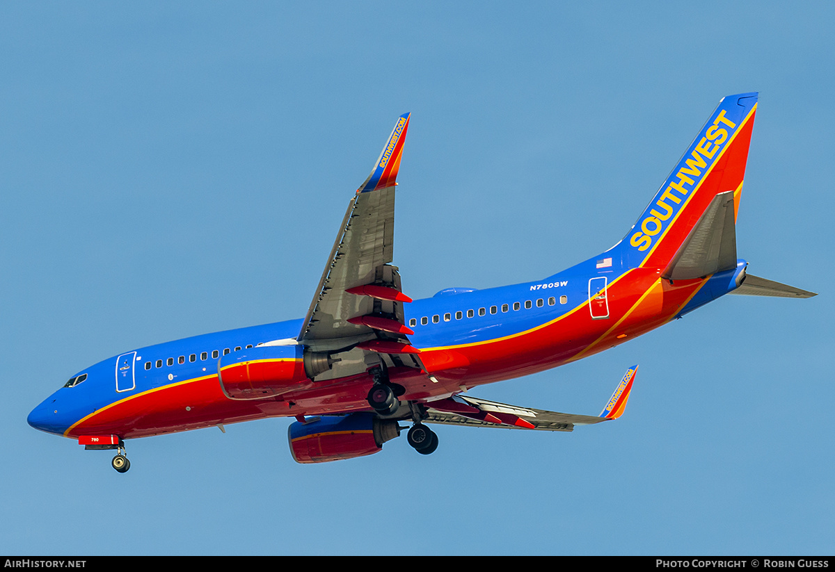 Aircraft Photo of N780SW | Boeing 737-7H4 | Southwest Airlines | AirHistory.net #358987