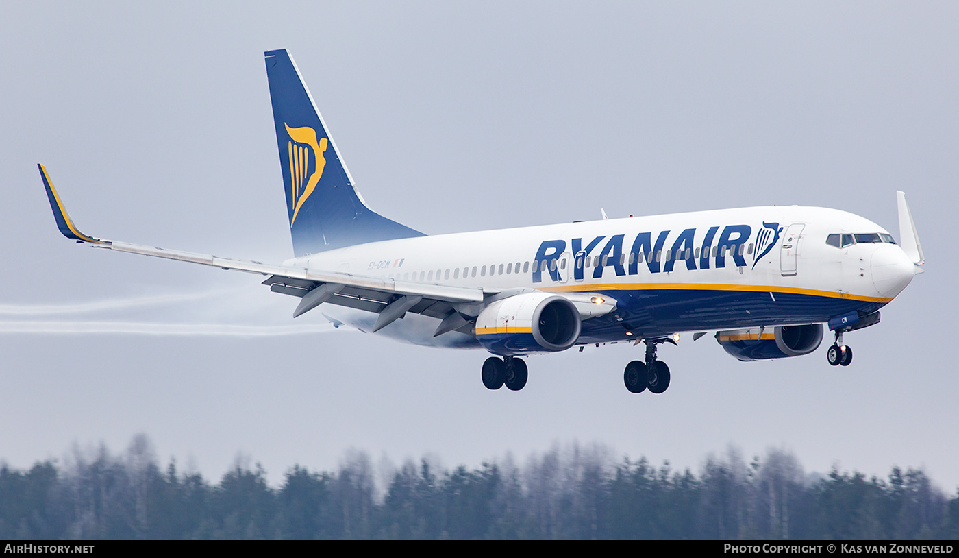 Aircraft Photo of EI-DCM | Boeing 737-8AS | Ryanair | AirHistory.net #359049