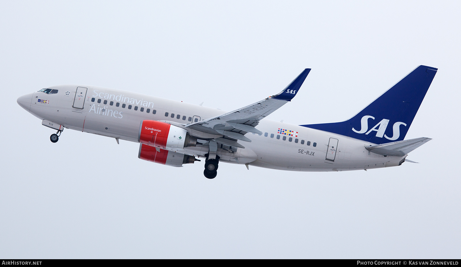 Aircraft Photo of SE-RJX | Boeing 737-76N | Scandinavian Airlines - SAS | AirHistory.net #359088