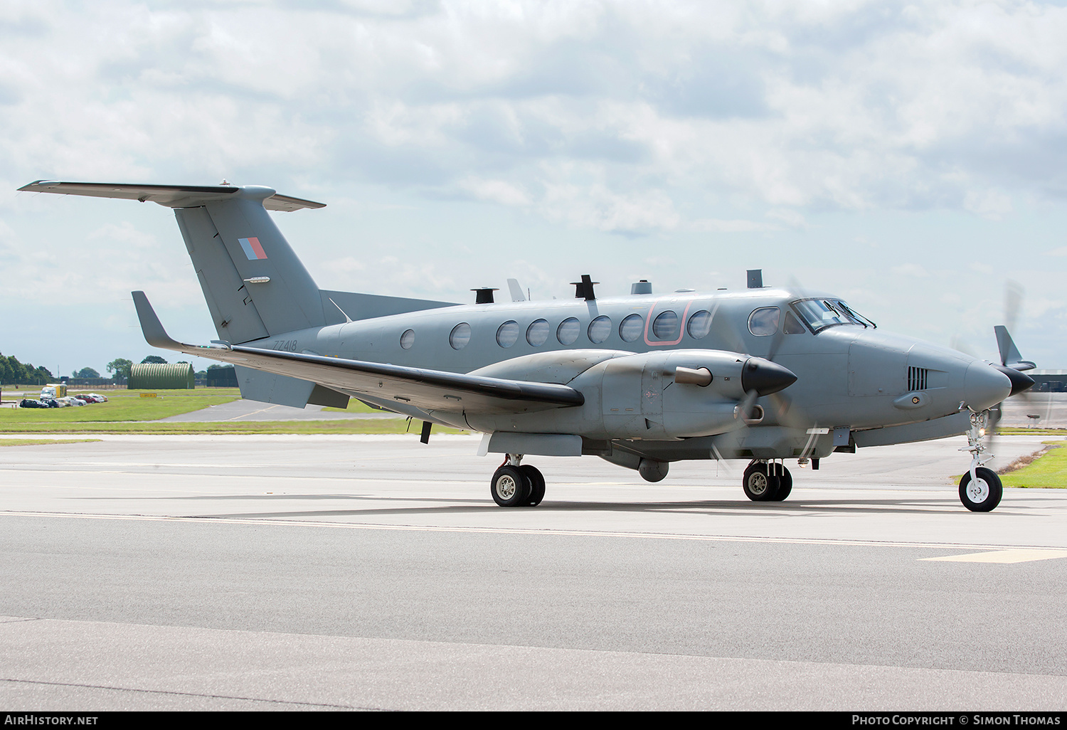 Aircraft Photo of ZZ418 | Hawker Beechcraft 350CER Shadow R1 (300C) | UK - Air Force | AirHistory.net #359097