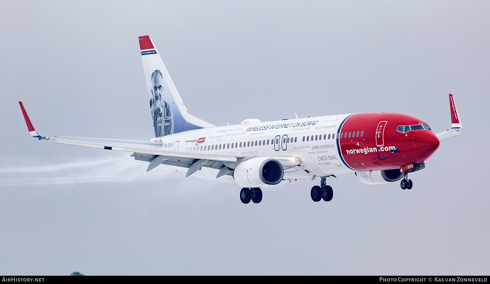 Aircraft Photo of LN-DYU | Boeing 737-8JP | Norwegian | AirHistory.net #359110
