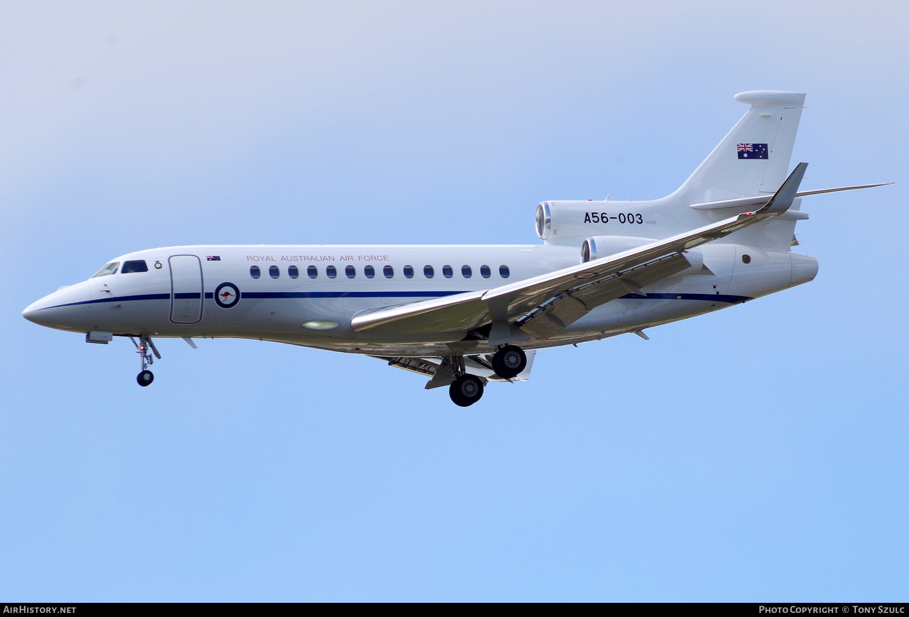 Aircraft Photo of A56-003 | Dassault Falcon 7X | Australia - Air Force | AirHistory.net #359128