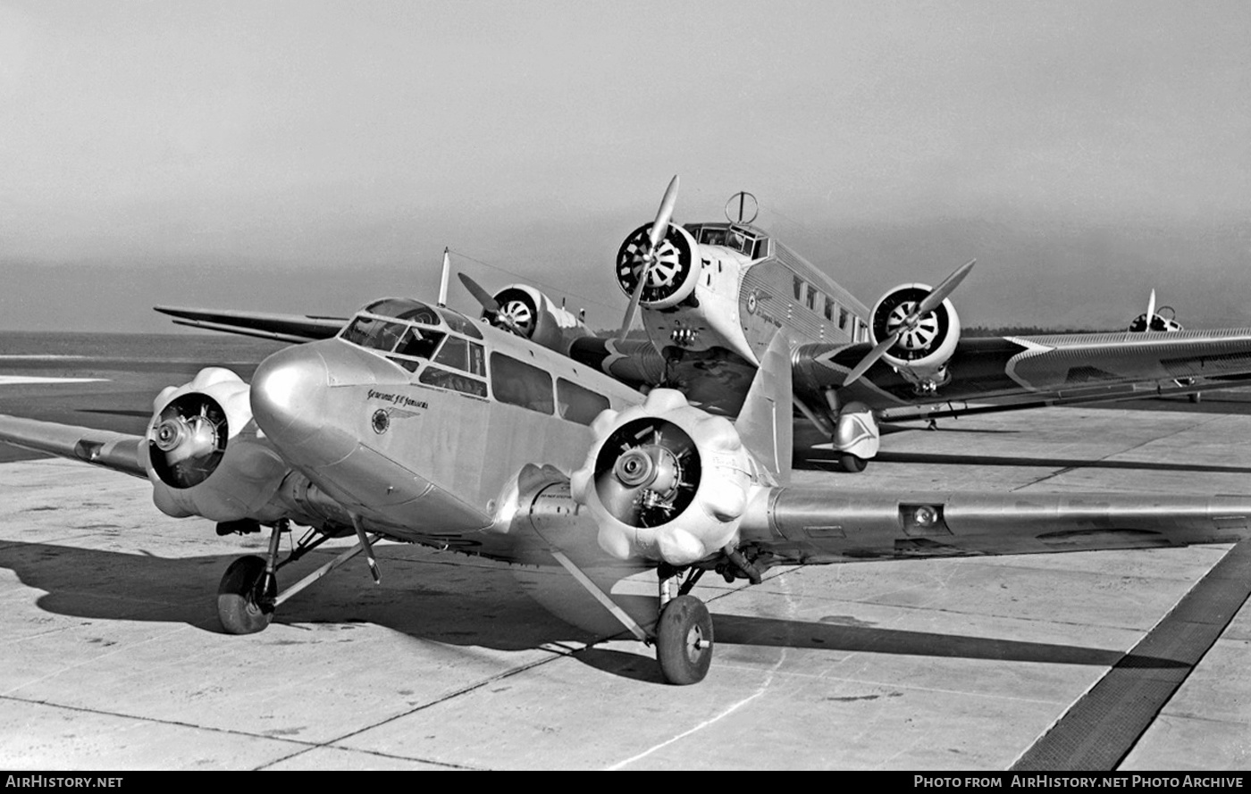 Aircraft Photo of ZS-AGA | Airspeed AS-6JC Envoy II | South African Airways - Suid-Afrikaanse Lugdiens | AirHistory.net #359147