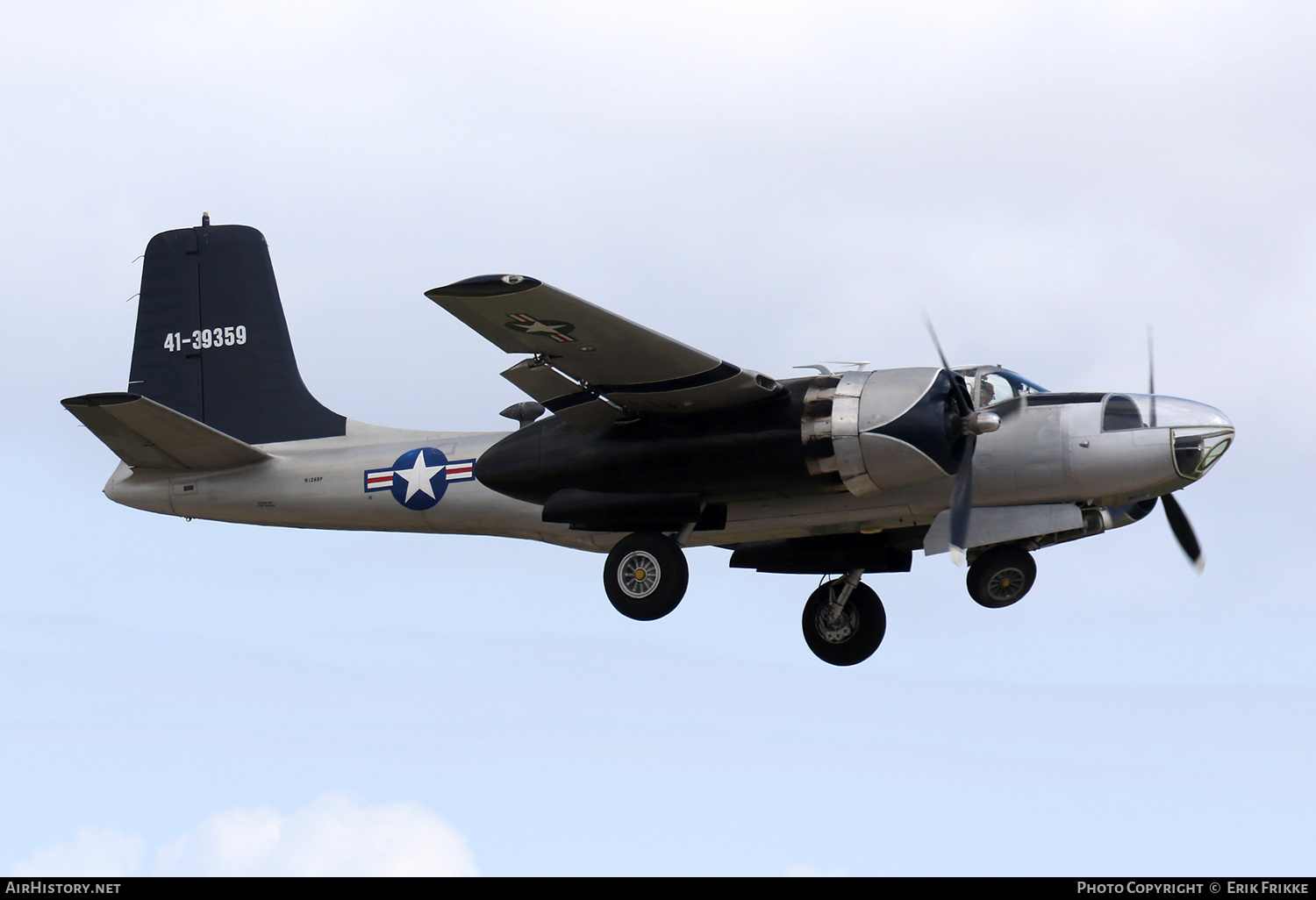 Aircraft Photo of N26BP / NL26BP / 41-39359 | Douglas B-26C Invader | USA - Air Force | AirHistory.net #359181