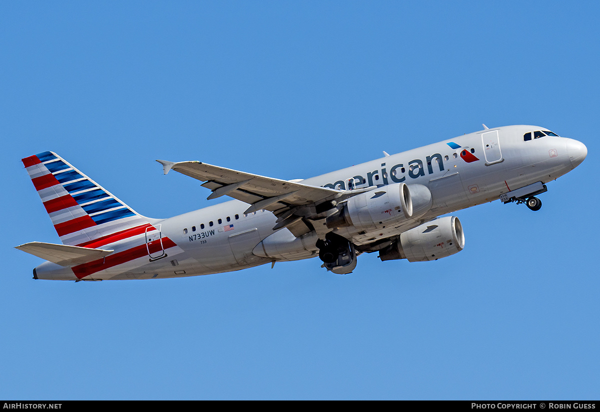 Aircraft Photo of N733UW | Airbus A319-112 | American Airlines | AirHistory.net #359190