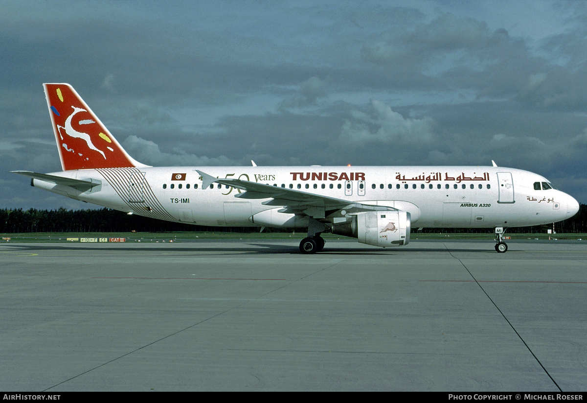 Aircraft Photo of TS-IMI | Airbus A320-211 | Tunisair | AirHistory.net #359227
