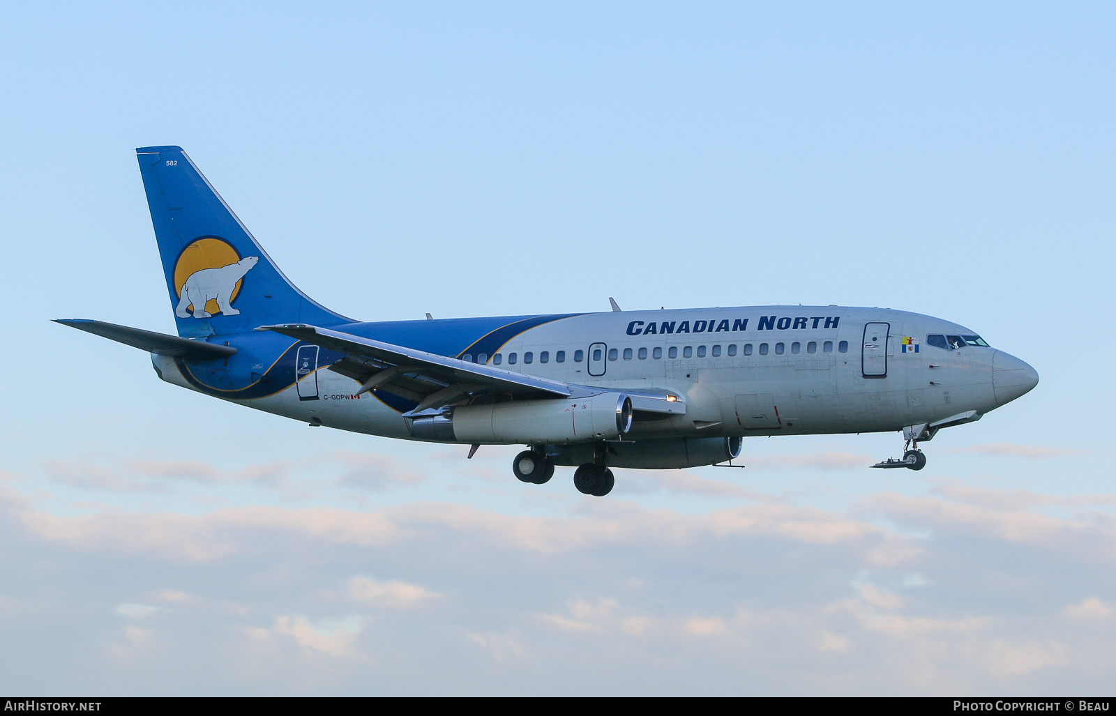 Aircraft Photo of C-GOPW | Boeing 737-275C/Adv | Canadian North | AirHistory.net #359241