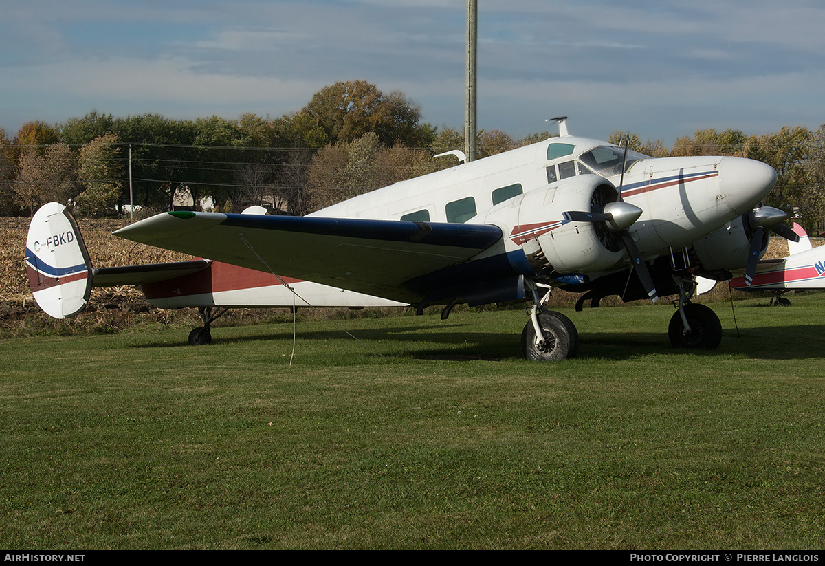 Aircraft Photo of C-FBKD | Beech E18S | AirHistory.net #359281