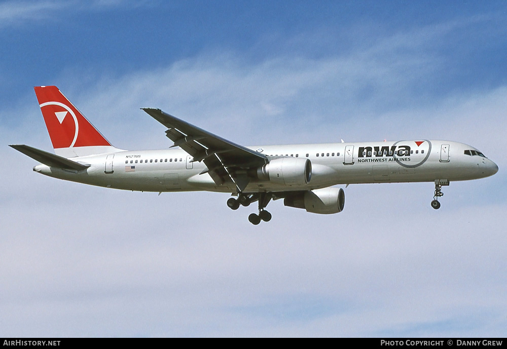 Aircraft Photo of N527US | Boeing 757-251 | Northwest Airlines | AirHistory.net #359301