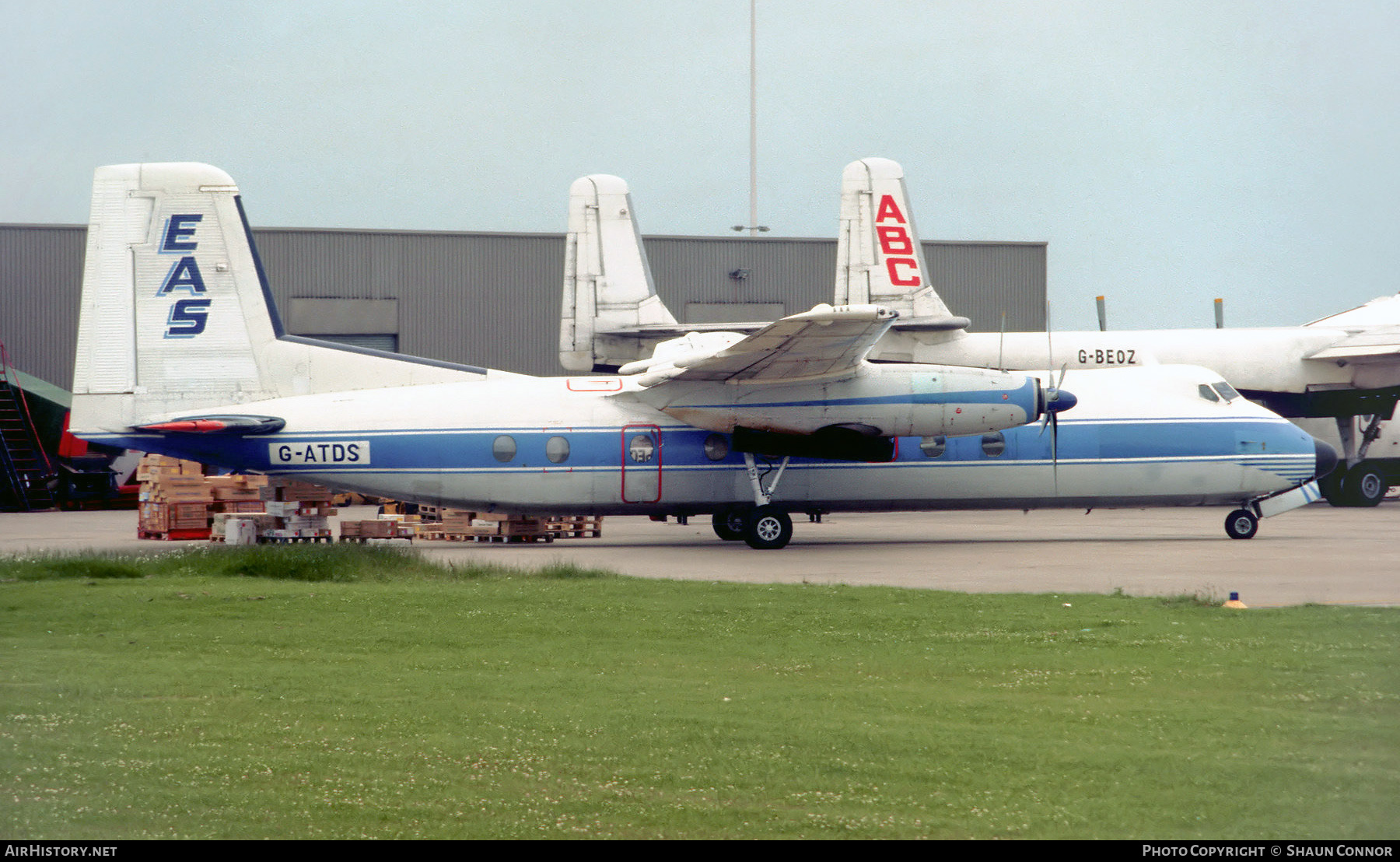 Aircraft Photo of G-ATDS | Handley Page HPR-7 Herald 209 | Express Air Freight - EAF | AirHistory.net #359317