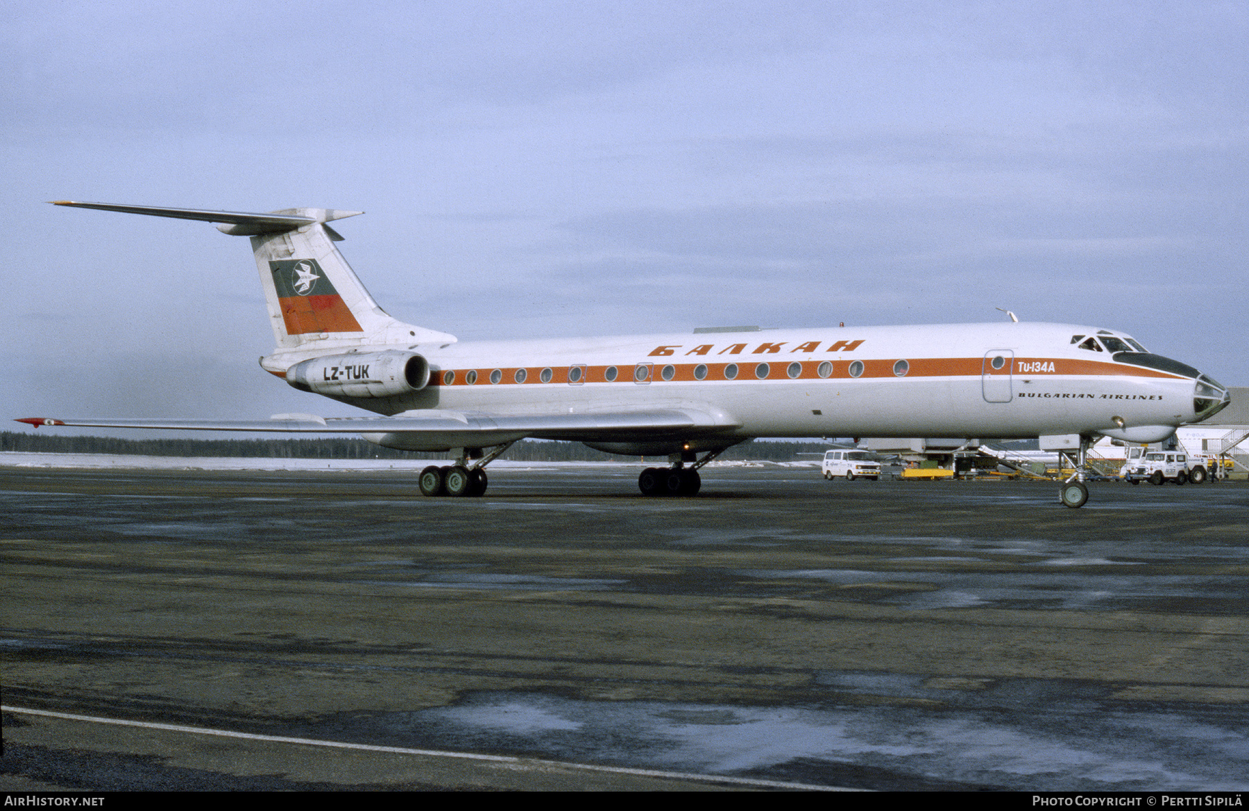 Aircraft Photo of LZ-TUK | Tupolev Tu-134A | Balkan - Bulgarian Airlines | AirHistory.net #359343