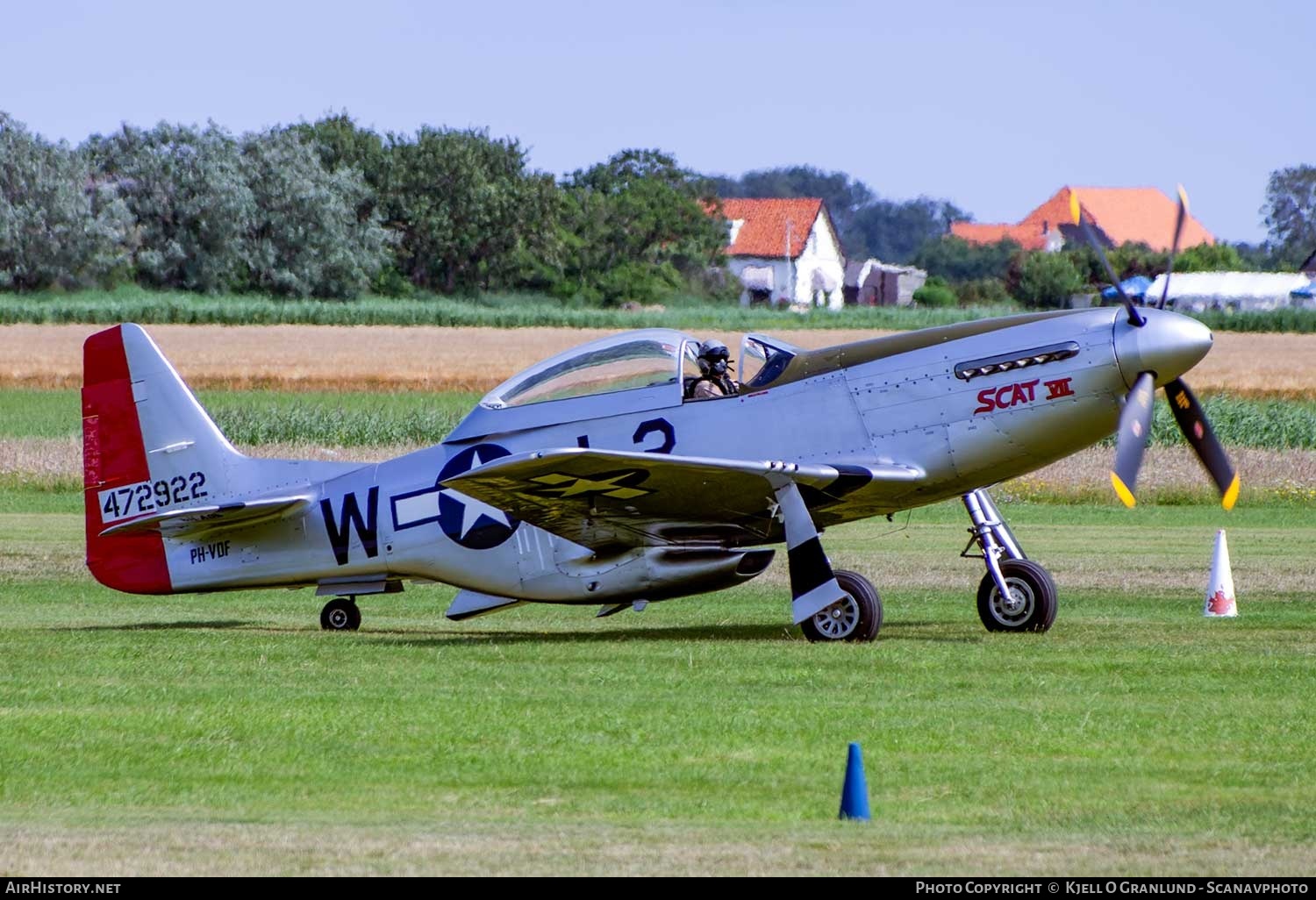 Aircraft Photo of PH-VDF / 472922 | North American TF-51D Mustang | USA - Air Force | AirHistory.net #359398