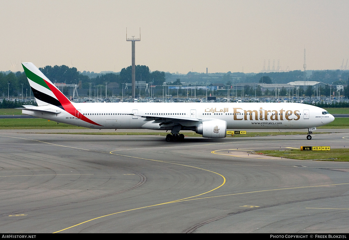 Aircraft Photo of A6-ECN | Boeing 777-36N/ER | Emirates | AirHistory.net #359402