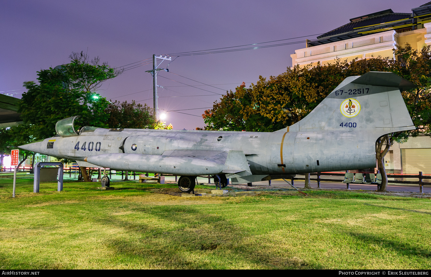 Aircraft Photo of 4400 / 67-22517 | Lockheed F-104G Starfighter | Taiwan - Air Force | AirHistory.net #359426