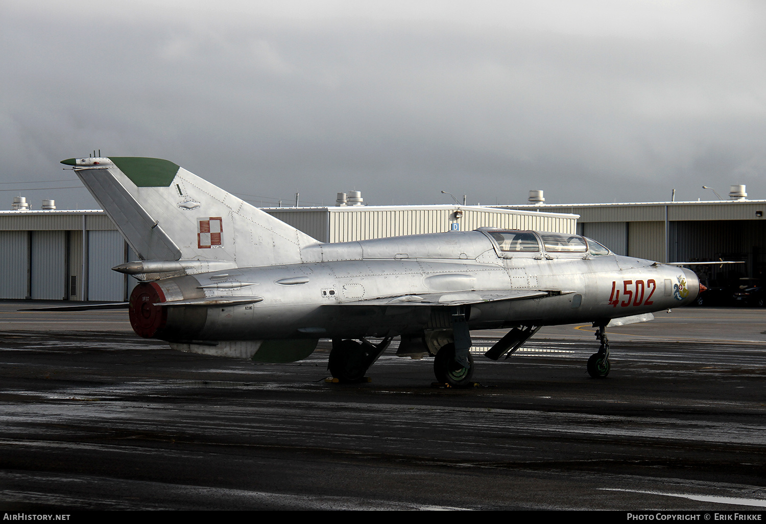 Aircraft Photo of N221MG / 4502 | Mikoyan-Gurevich MiG-21US | Poland - Air Force | AirHistory.net #359427