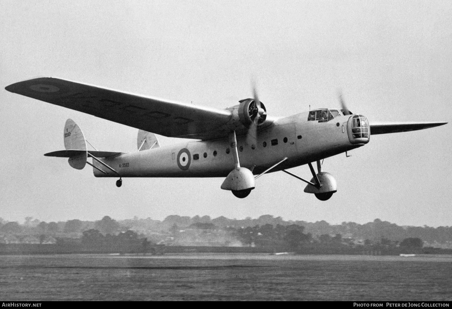 Aircraft Photo of K3583 | Bristol 130 Bombay | UK - Air Force | AirHistory.net #359438