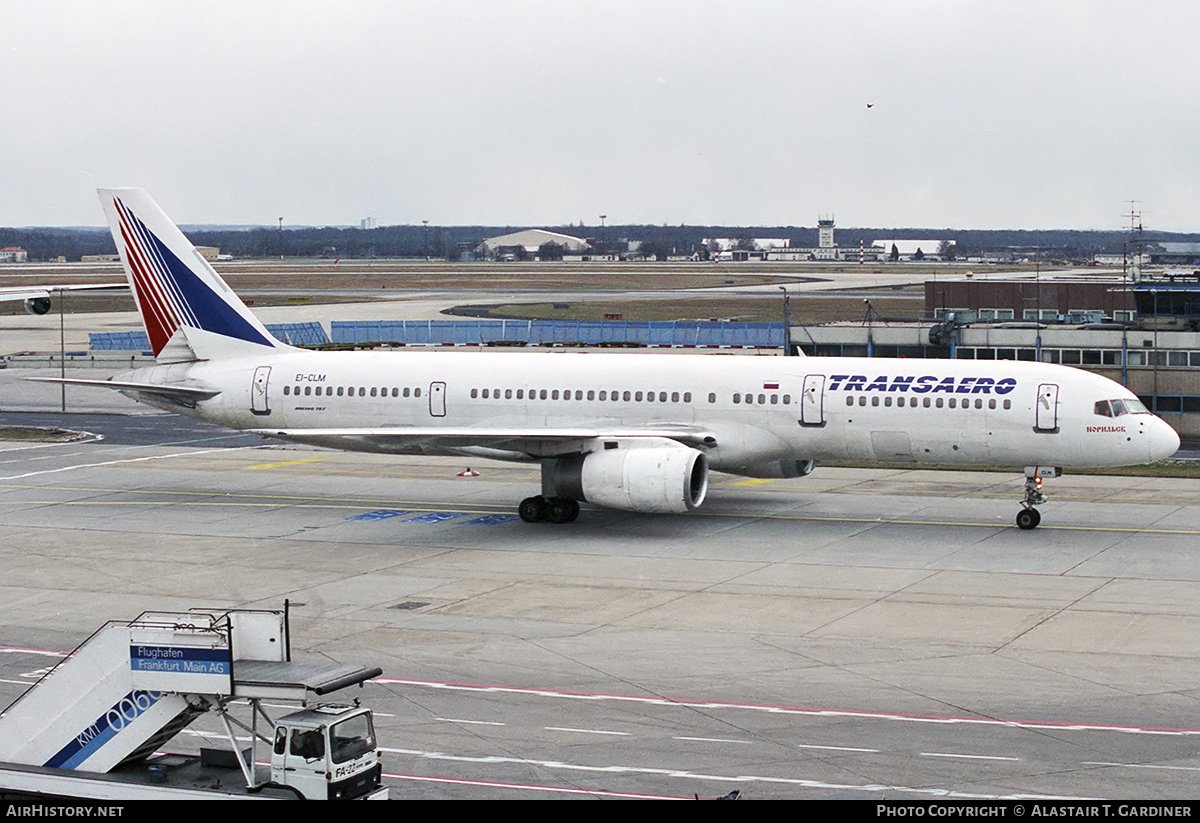 Aircraft Photo of EI-CLM | Boeing 757-28A | Transaero Airlines | AirHistory.net #359443