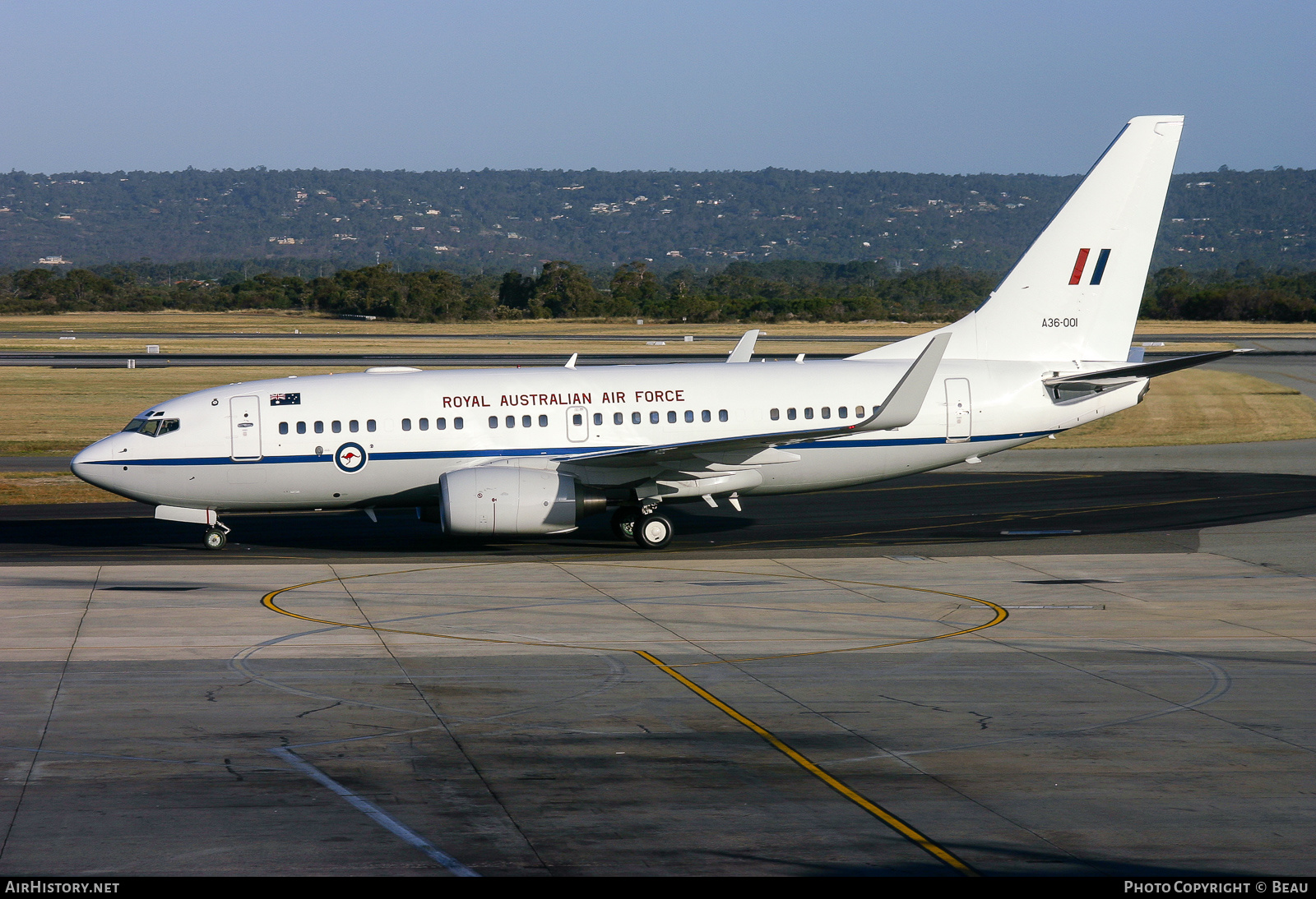 Aircraft Photo of A36-001 | Boeing 737-7DT BBJ | Australia - Air Force | AirHistory.net #359490