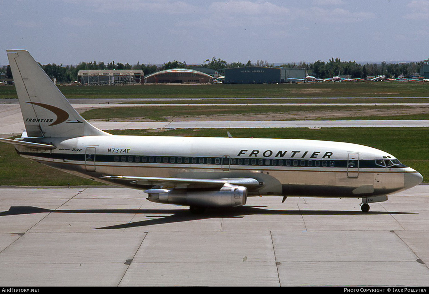 Aircraft Photo of N7374F | Boeing 737-291 | Frontier Airlines | AirHistory.net #359496