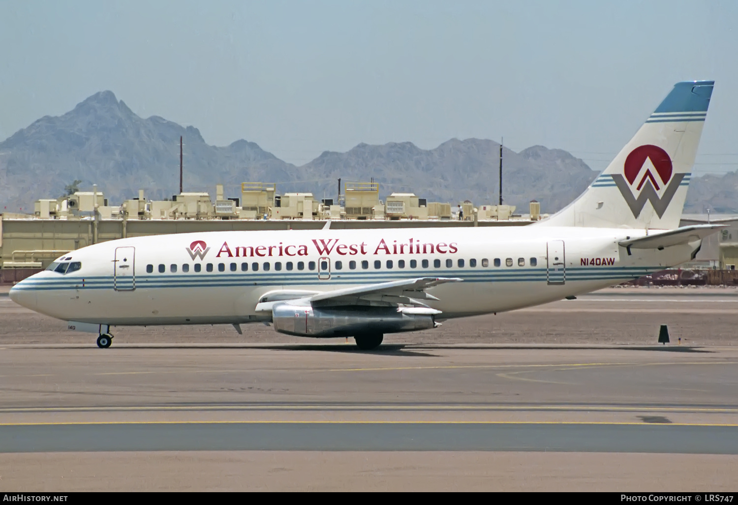 Aircraft Photo of N140AW | Boeing 737-2T4/Adv | America West Airlines | AirHistory.net #359498