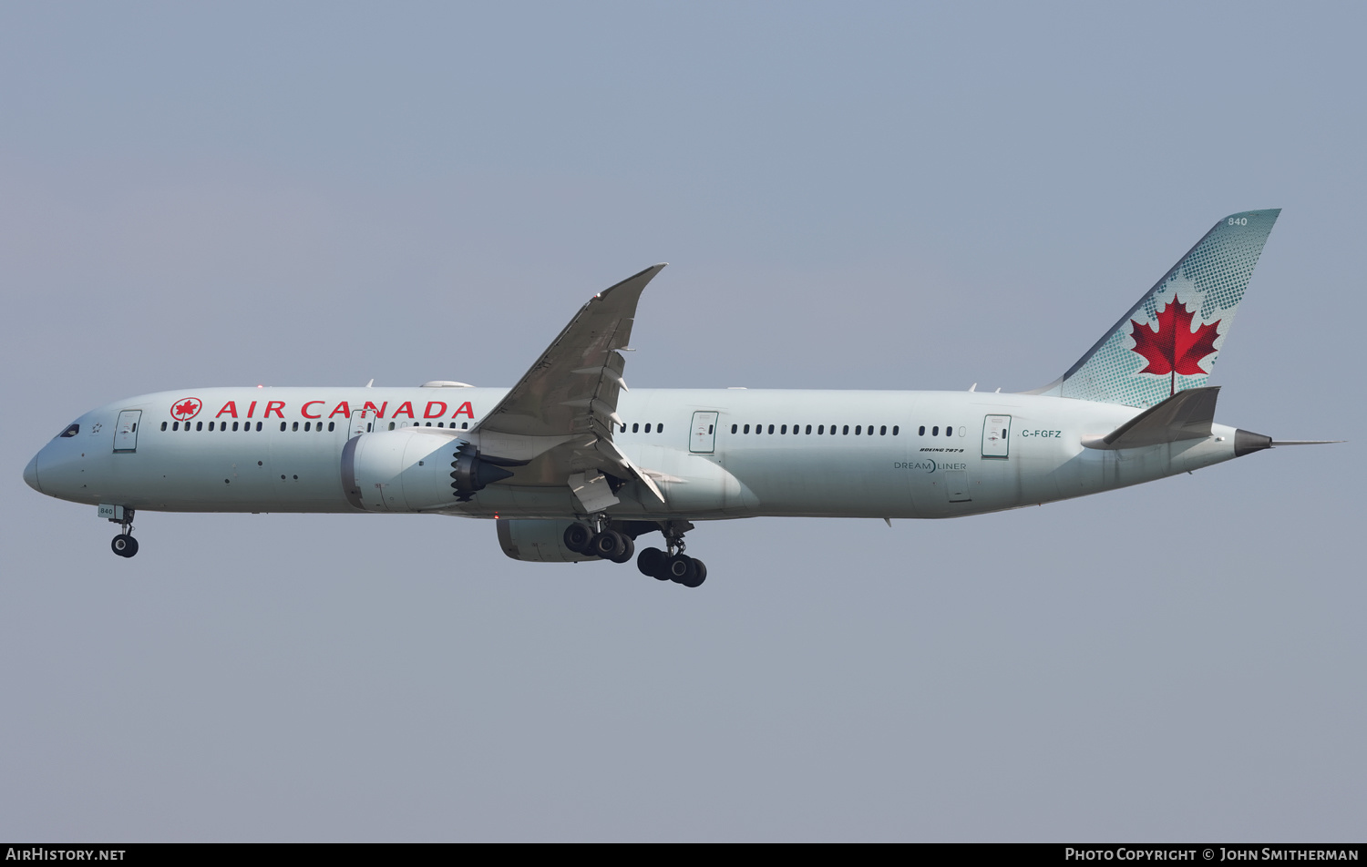 Aircraft Photo of C-FGFZ | Boeing 787-9 Dreamliner | Air Canada | AirHistory.net #359548