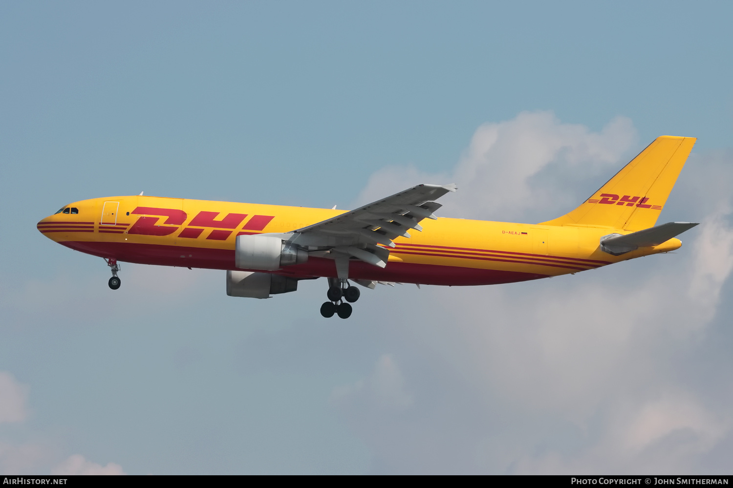 Aircraft Photo of D-AEAJ | Airbus A300F4-622R(F) | DHL International | AirHistory.net #359550