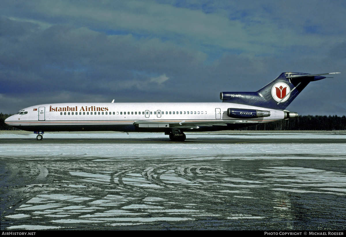 Aircraft Photo of TC-AFP | Boeing 727-230 | Istanbul Airlines | AirHistory.net #359554