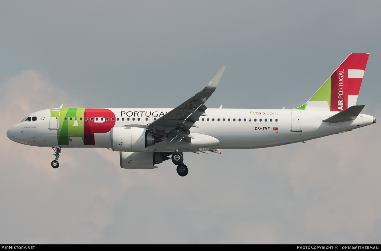 Aircraft Photo of CS-TVE | Airbus A320-251N | TAP Portugal | AirHistory.net #359562