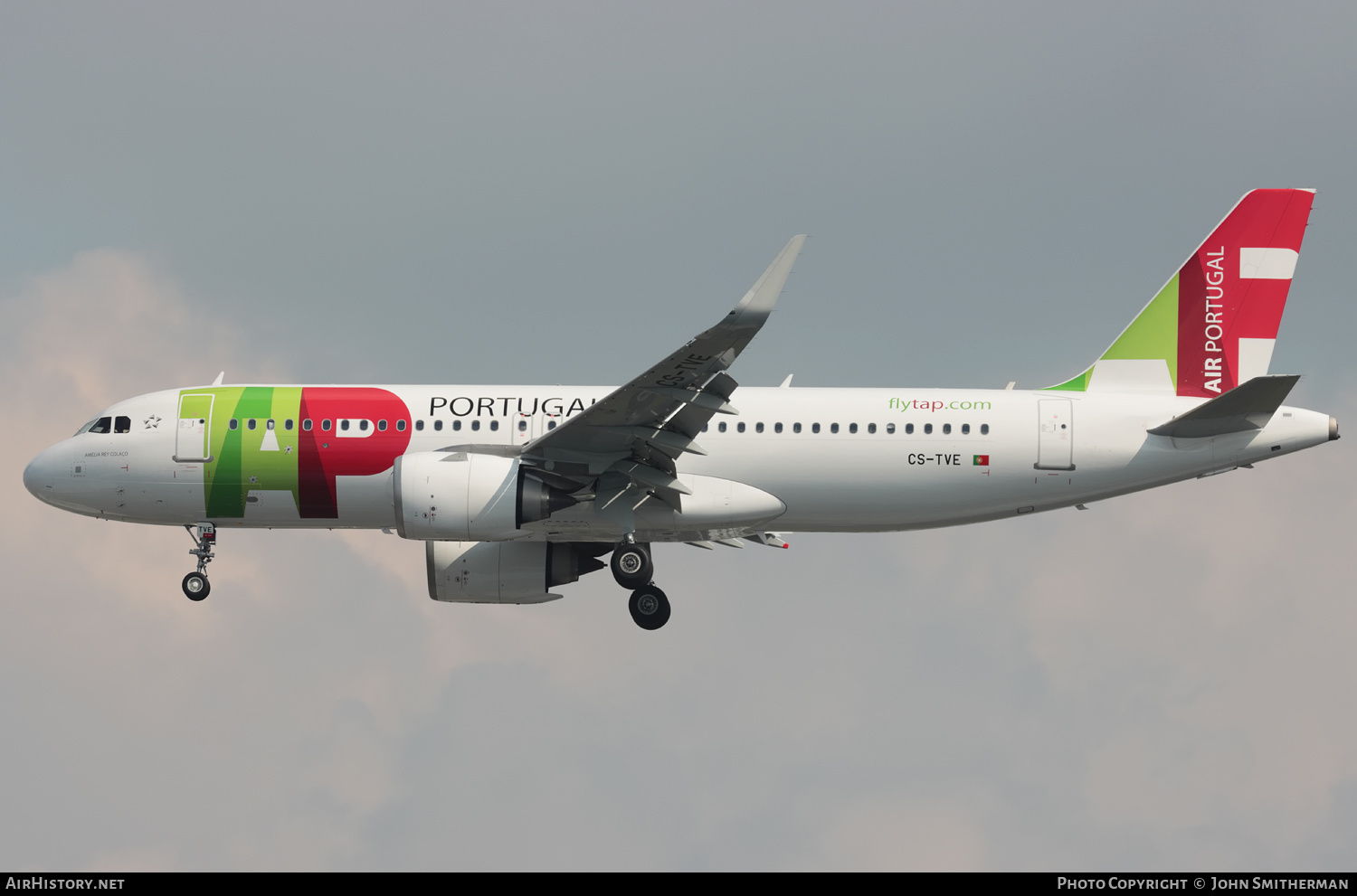 Aircraft Photo of CS-TVE | Airbus A320-251N | TAP Air Portugal | AirHistory.net #359562