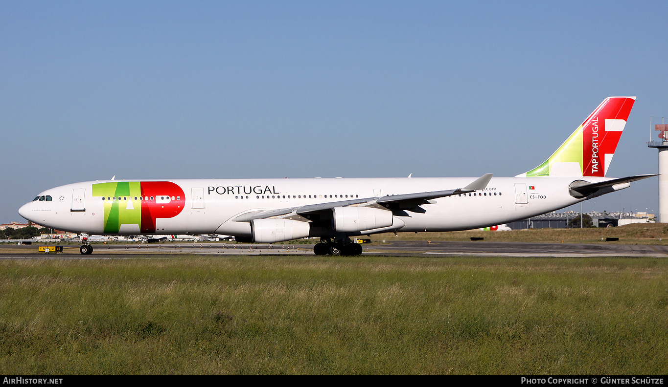 Aircraft Photo of CS-TOD | Airbus A340-312 | TAP Portugal | AirHistory.net #359586