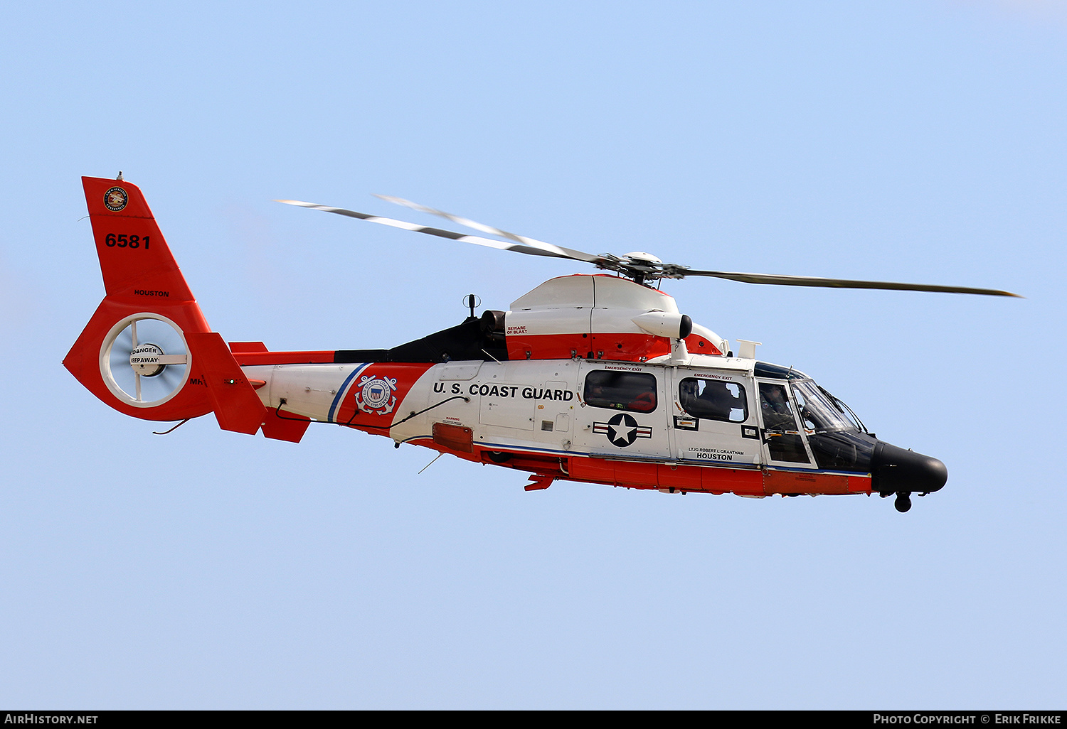 Aircraft Photo of 6581 | Aerospatiale MH-65D Dolphin | USA - Coast Guard | AirHistory.net #359606