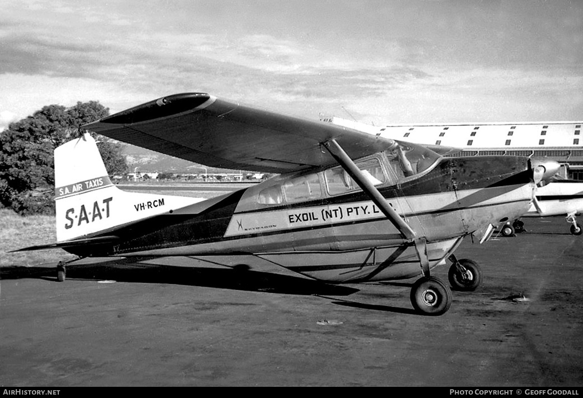 Aircraft Photo of VH-RCM | Cessna 185A Skywagon | South Australian Air Taxis - SAAT | AirHistory.net #359623