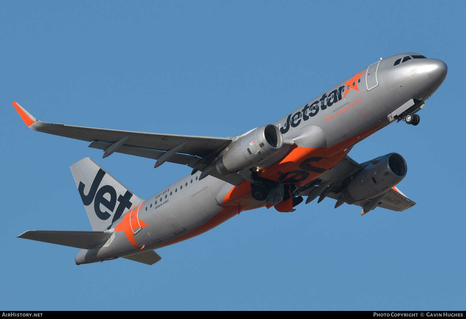Aircraft Photo of VH-VFX | Airbus A320-232 | Jetstar Airways | AirHistory.net #359666