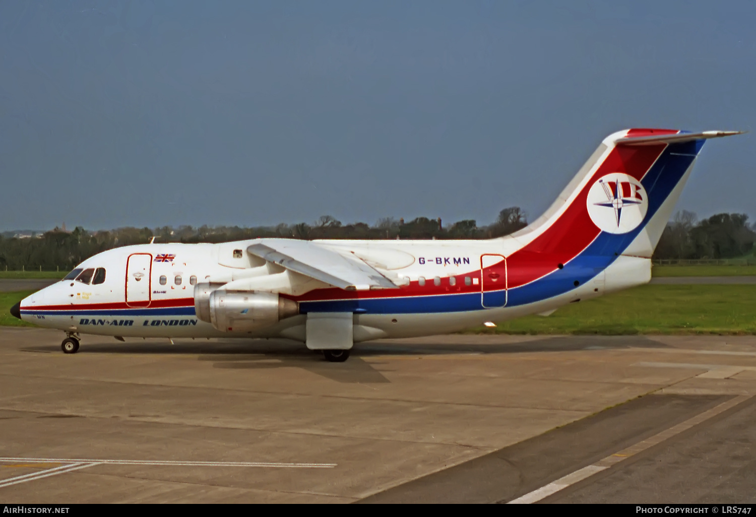 Aircraft Photo of G-BKMN | British Aerospace BAe-146-100 | Dan-Air London | AirHistory.net #359695