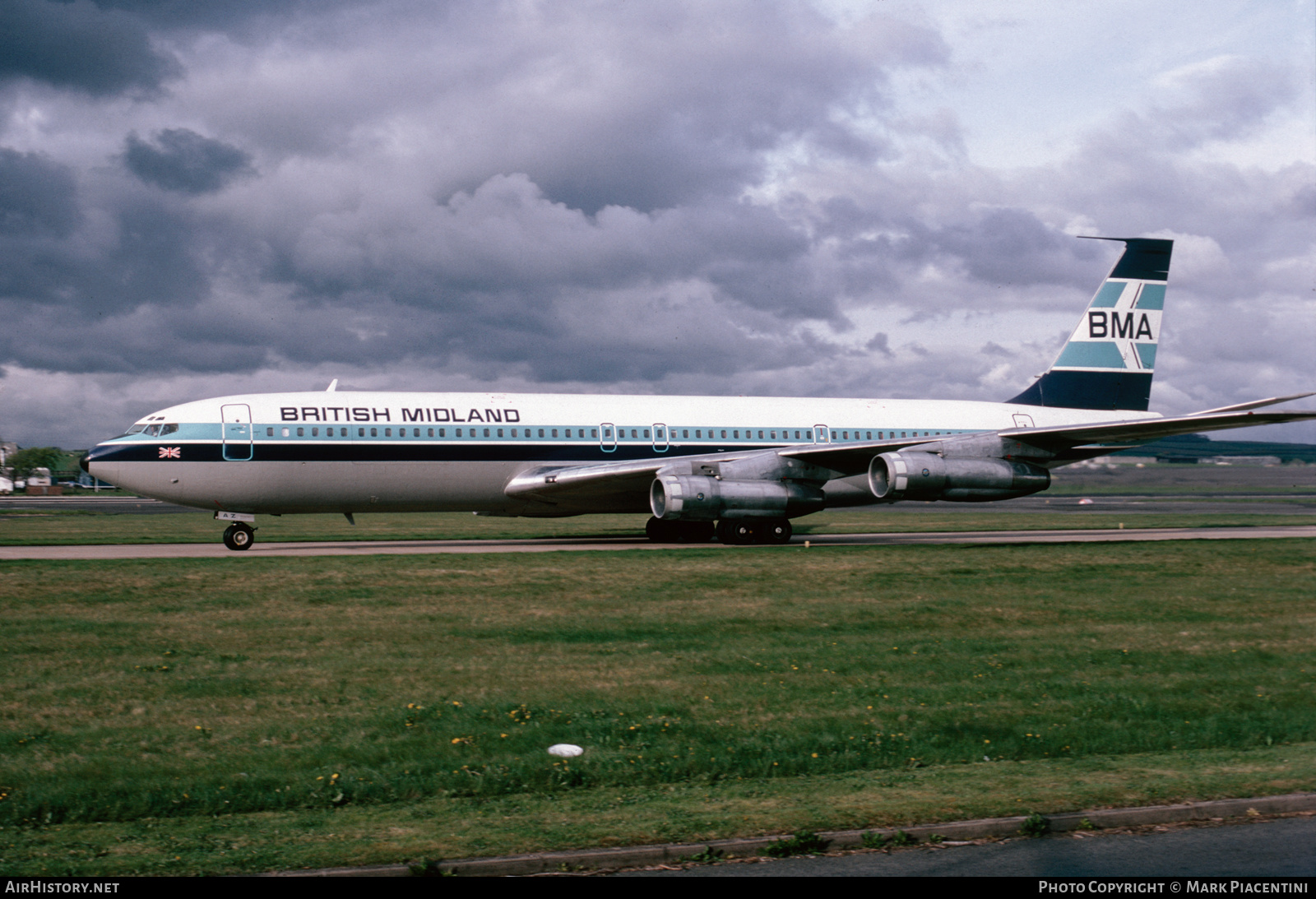 Aircraft Photo of G-BMAZ | Boeing 707-321C | British Midland Airways - BMA | AirHistory.net #359750