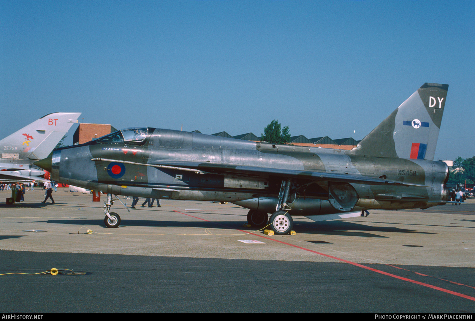 Aircraft Photo of XS458 | English Electric Lightning T5 | UK - Air Force | AirHistory.net #359755