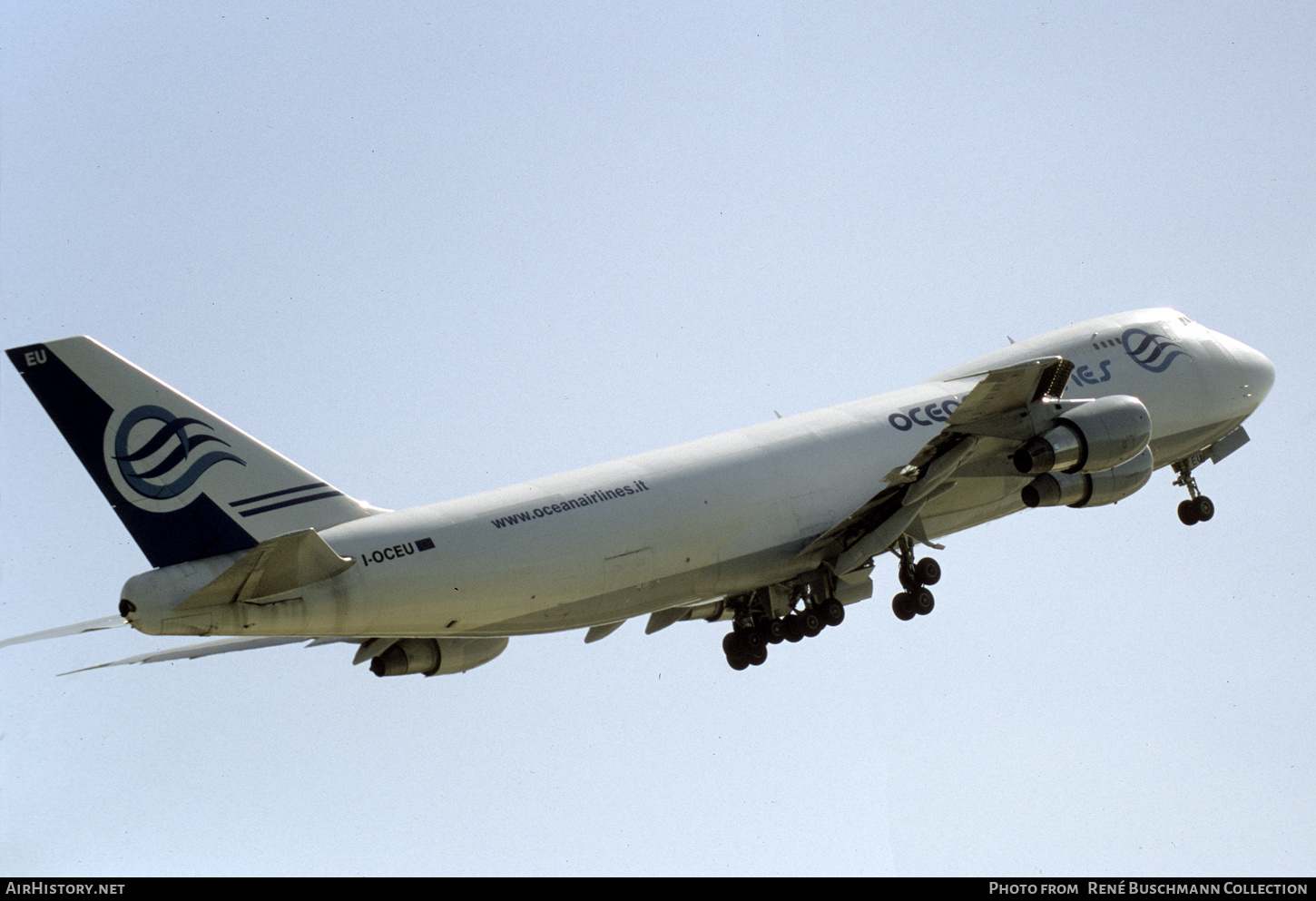 Aircraft Photo of I-OCEU | Boeing 747-230F/SCD | Ocean Airlines | AirHistory.net #359772