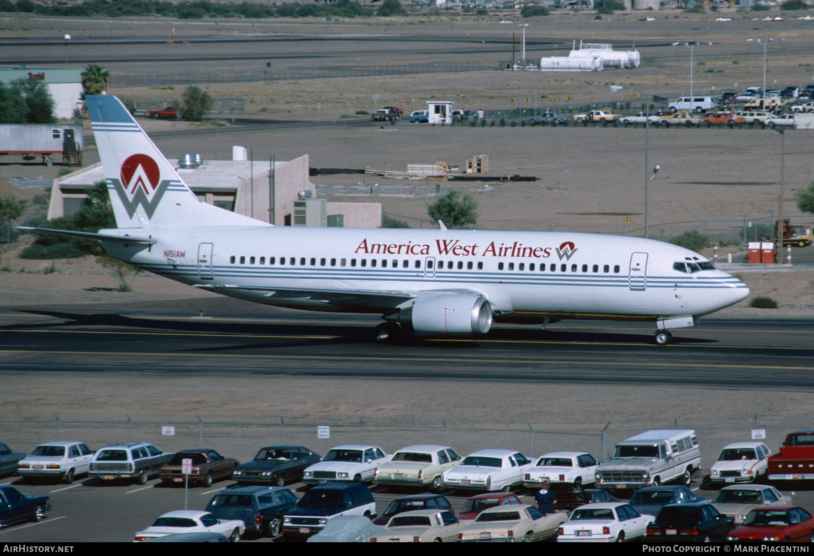 Aircraft Photo of N151AW | Boeing 737-3G7 | America West Airlines | AirHistory.net #359773