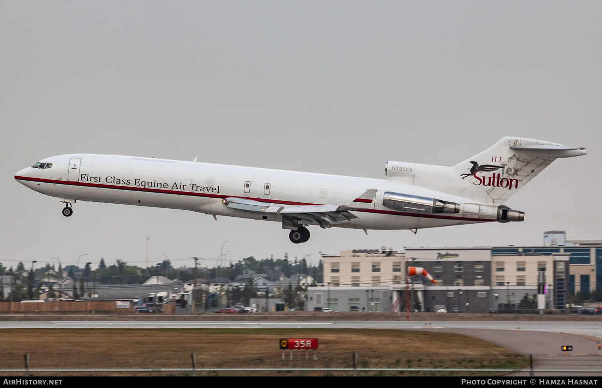 Aircraft Photo of N725CK | Boeing 727-224 | Tex Sutton Equine Air Transportation | AirHistory.net #359850